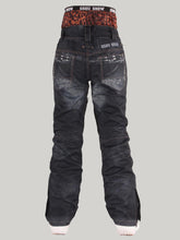 Women's Thermal Warm High Waterproof Windproof Black Snowboard Snow Pants